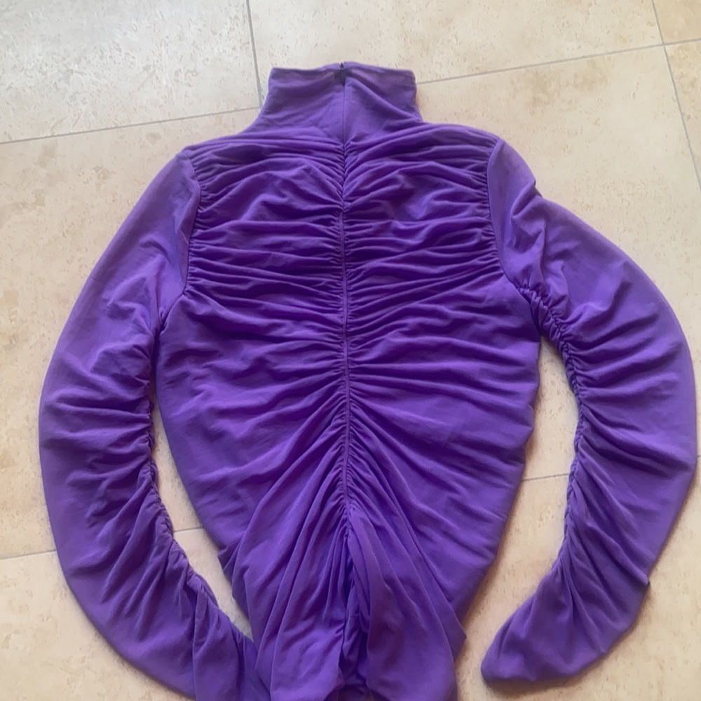 Diane Von Furstenberg M purple top